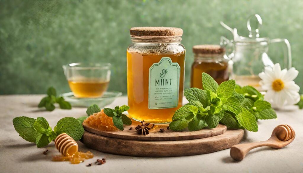 Mint Honey Simple Syrup